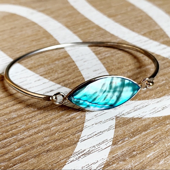 Alpaca Mexico Silver bangle bracelet - Picture 4 of 4